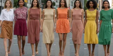 Models demonstrating color theory fashion for diverse skin tones in 2026 US trends.