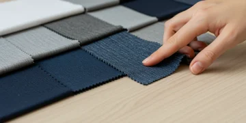 Assorted fabric swatches demonstrating textile variety and care