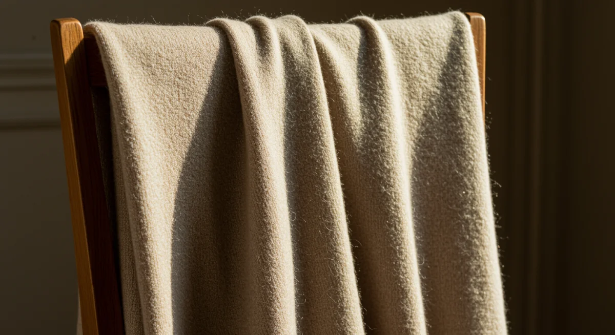 Luxurious cashmere sweater, soft and finely knit, for lasting comfort