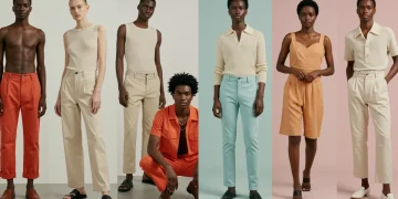 Diverse models demonstrating optimal wardrobe color palettes for various skin tones in 2026.